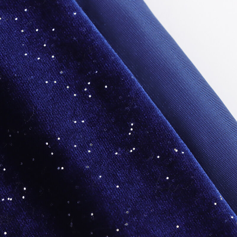 Dress Foil Evening Polyester Warp Knit Fabric for Dress Wholesale Supp 5